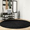 vidaXL Tapis OVIEDO &agrave; poils courts noir &Oslash; 200 cm