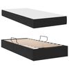 vidaXL Lit avec rangement et matelas Noir 90 x 200 cm Velours