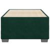 vidaXL Cadre de lit sans matelas vert fonc&eacute; 90x190 cm velours
