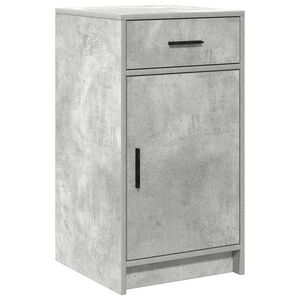 vidaXL Buffet Gris béton 40 x 40.5 x 75 cm Bois d'ingénierie
