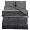 vidaXL Ensemble de housse de couette gris fonc&eacute; 200x200 cm Coton