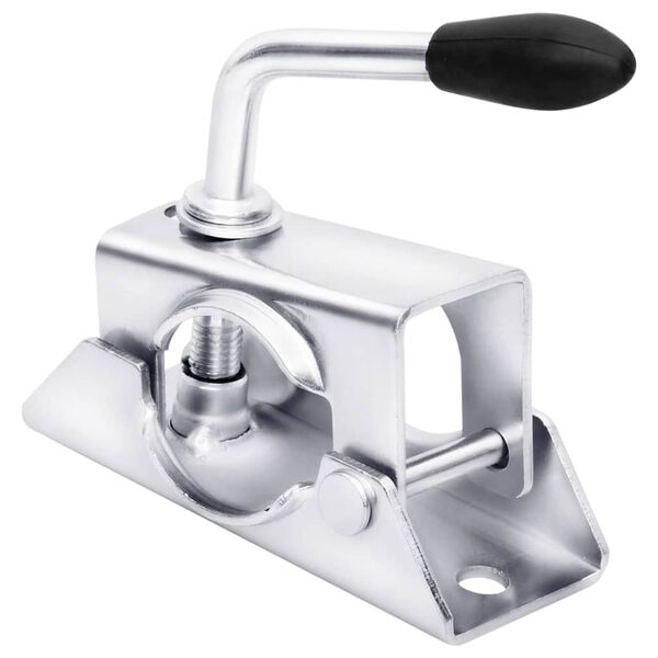 vidaXL Pinces de roue de jauge 2 pcs 13,5x6,5x14 cm Acier galvanis&eacute;