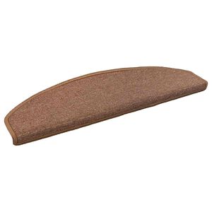 vidaXL Tapis d'escalier auto-adh&eacute;sifs 15 pi&egrave;ces 80 x 24,5 x 3,5 cm