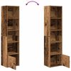vidaXL Bibliothèque vieux bois 31x24x127 cm bois d'ingénierie
