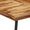 vidaXL Table à manger 169x98,5x76 cm bois massif de teck