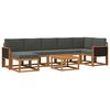 vidaXL Ensemble de canap&eacute;s d'ext&eacute;rieur 8 pc Naturel et Anthracite