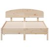 vidaXL Cadre de lit sans matelas 140x190 cm bois de pin massif