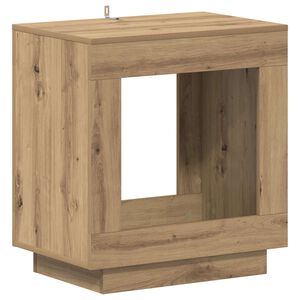 vidaXL Table d'appoint Ch&ecirc;ne artisanal 60 x 40 x 65 cm