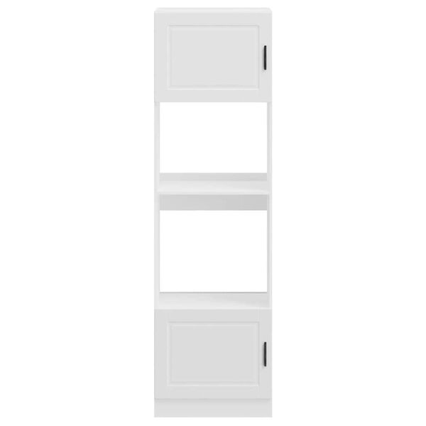 vidaXL Armoires de four 2 pcs Porto blanc bois d'ing&eacute;nierie