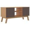 vidaXL Meuble TV OLDEN marron 114x43x57 cm bois de pin massif