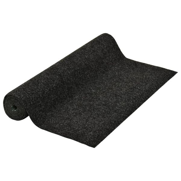 vidaXL Gazon artificiel avec picots 3x1 m Anthracite