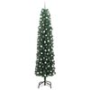 vidaXL Sapin de No&euml;l artificiel Vert 240 cm PVC et acier et plastique