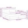 vidaXL Lit &agrave; ressorts avec matelas Blanc 160 x 200 cm Simili cuir