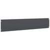 vidaXL Bordures pelouse 10pcs anthracite 20x103cm acier lamin&eacute; &agrave; froid