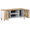 vidaXL Meuble TV 105x33,5x46 cm bois massif de manguier