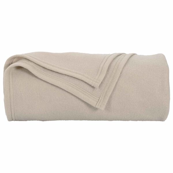 vidaXL Couvertures &agrave; jeter 24 pcs Beige 240 x 220 cm Toison