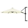vidaXL Parasol mural avec m&acirc;t m&eacute;tallique 300 cm Sable