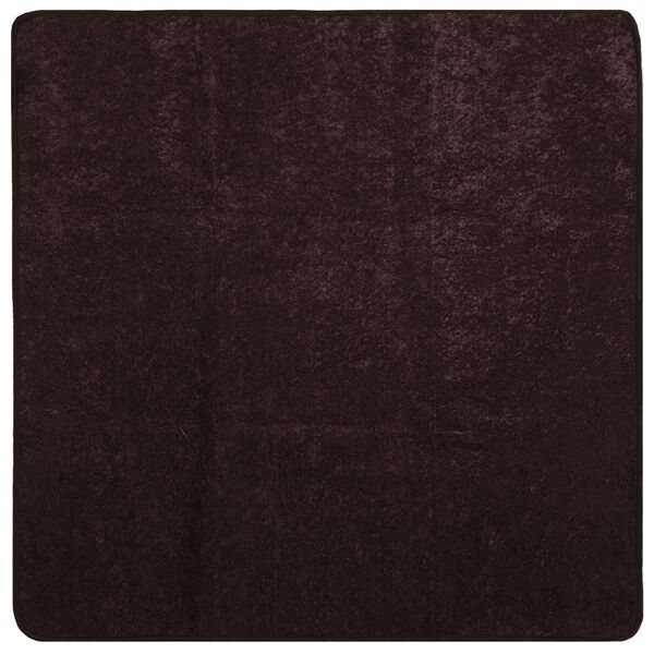 vidaXL Coureur de Tapis MARSA Anthracite 100 x 100 cm Polyester et PVC