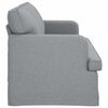 vidaXL Canap&eacute; Gris clair 201 x 80 x 85 cm tissu