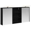 vidaXL Ensemble de Meubles de Salle de Bain 3 pc 126 x 16 x 62.5 cm