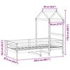 vidaXL Lit de jour avec toit sans matelas 80x200 cm bois massif
