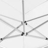 vidaXL Tente de r&eacute;ception pliable avec parois Aluminium 6 x 3 m Blanc