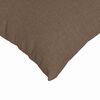 vidaXL Coussins de canap&eacute; 2 pcs Marron 80 x 40 cm tissu
