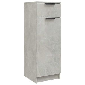 vidaXL Armoire de salle de bain gris b&eacute;ton 32x34x90 cm
