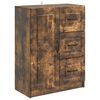 vidaXL Buffet Ch&ecirc;ne fum&eacute; 66 x 34,5 x 87 cm Bois d'ing&eacute;nierie