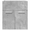 vidaXL Armoire de lavabo de salle de bain gris b&eacute;ton 41x38,5x46 cm