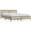 vidaXL Cadre de lit sans matelas ch&ecirc;ne sonoma 150x200 cm