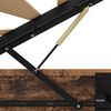vidaXL Cadre de lit ottoman avec stockage Bois ancien 80,5 x 200 cm