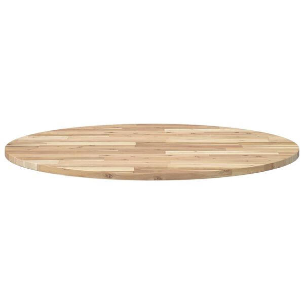 vidaXL Dessus de table rond Ø90x2 cm bois massif d'acacia