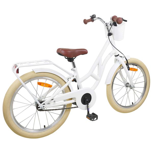 vidaXL V&eacute;lo pour Enfants 20 Pouces 6-11 Blanc