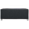 vidaXL Housse de Transat Uni Noir 74 x 210 x 40 cm tissu