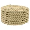 vidaXL Corde de bateau 25 m 1.8 Naturel PP