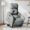 vidaXL Fauteuil inclinable Gris clair Tissu