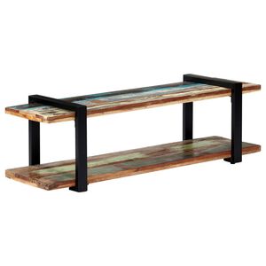 vidaXL Meuble TV 130x40x40 cm Bois de r&eacute;cup&eacute;ration massif
