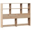 vidaXL Lit biblioth&egrave;que sans matelas 140x190 cm bois de pin massif