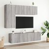 vidaXL Meuble TV mural sonoma gris 60x30x41 cm
