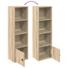 vidaXL Biblioth&egrave;que ch&ecirc;ne sonoma 31x24x102 cm bois d'ing&eacute;nierie