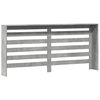 vidaXL Cache-radiateur gris b&eacute;ton 175x20x82 cm bois d'ing&eacute;nierie