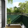 vidaXL &Eacute;cran de balcon vert fonc&eacute; 75x800 cm 100% polyester oxford