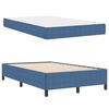 vidaXL Cadre de lit avec matelas Bleu 120 x 190 cm tissu