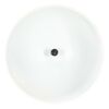 vidaXL Lampe suspendue industrielle Blanc Rond 50 cm E27 Manguier
