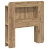 vidaXL Cabinet de T&ecirc;te de Lit Ch&ecirc;ne artisanal Bois d&rsquo;ing&eacute;nierie