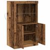 vidaXL Meuble d'appoint Bois ancien 60,5 x 37 x 100 cm