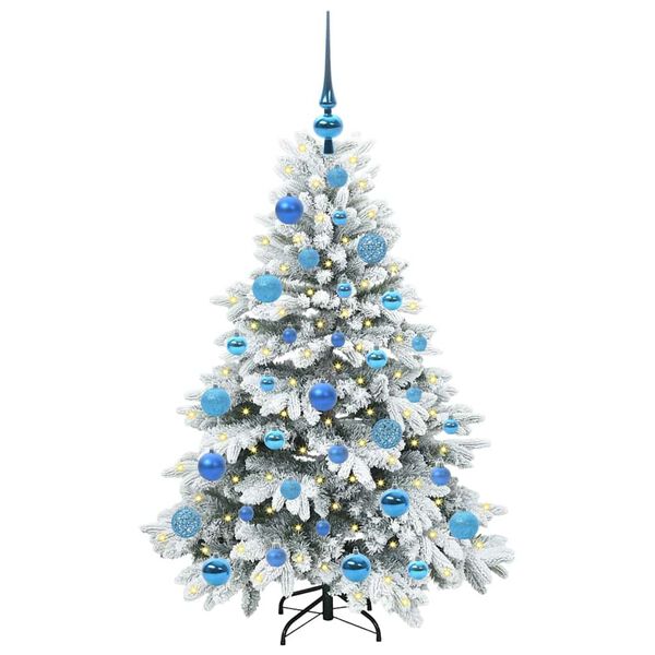 vidaXL Sapin de Noël artificiel avec 150 LED Vert 120 cm PE et PVC
