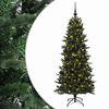 vidaXL Sapin de No&euml;l artificiel avec boules 180 cm 300 LED Blanc chaud