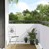 vidaXL Paravent de balcon blanc 500x100 cm r&eacute;sine tress&eacute;e